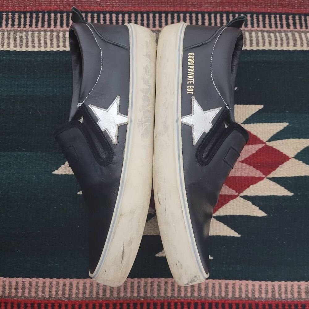 Golden Goose GGDB/Private EDT Hanami Slip On Star Sneakers Sz 40 US 10 Black‎ - Picture 5 of 12